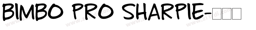 BIMBO PRO SHARPIE字体转换